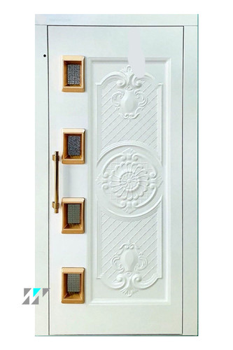 درب لولایی طرح دار آسانسور با طراحی مدرن و مقاوم ، مناسب انواع ساختمان های مسکونی و تجاری