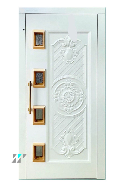 درب لولایی طرح دار آسانسور با طراحی مدرن و مقاوم ، مناسب انواع ساختمان های مسکونی و تجاری